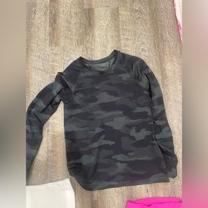 Athleta long sleeve workout top